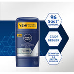 Nivea Derma Control Clinical Men's Deodorant Stick - Long Lasting Sweat Protection, Anti-Perspirant, 1.69 fl oz