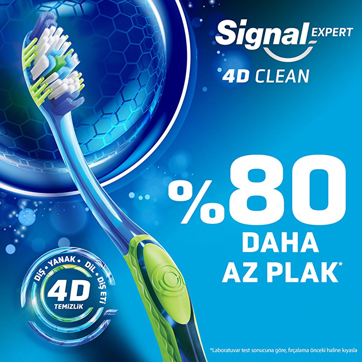 Signal Ultra Clean Expert 4D Clean Manual Toothbrush, Medium