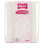 Benri Cotton Swabs 200 Count - 100% Cotton Tips | Safe & Versatile