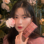 rom&nd Better Than Palette Eyeshadow Palette 08 Peach Dalhia Garden - Versatile Makeup Eyeshadow Palette with 10 Color Combinations