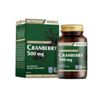 Nutraxin Cranberry Supplement 500mg - Urinary Tract Health Support for Women & Men - 60 Tablets, Vegan-Friendly & Allergen-Free
