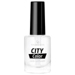 Golden Rose City Color Nail Lacquer - Clear, Long-Lasting Formula for Natural Nail Look