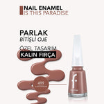 Flormar Long-Lasting Nail Enamel with Magnesium, Calcium, and Sulfur - Vibrant Color & Nail Care