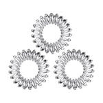 Invisibobble Original Crystal Clear 3-Piece Hair Ties - Stylish & Secure Hair Accessories