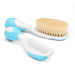 Chicco Baby Hair Brush and Comb Set - Gentle Hair Care for Newborns and Infants