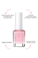 Pastel Vegan Nail Polish - Cruelty-Free, Toluene-Free, 54 Shades - 13ml