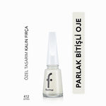 Flormar Nail Enamel - Long-Lasting, Nourishing Nail Polish with Magnesium & Calcium - 412 Sea Foam