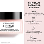 Lierac Hydragenist Moisturizing Cream-Gel for Mixed Skin - Natural, Hydrating, Sensitive Skin Friendly