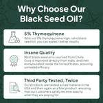 Ocean Cold-Pressed Black Seed Oil - 150ml Natural Health Supplement for Holistic Wellness