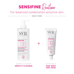 SVR Sensifine Dermo Nettoyant Facial Cleanser & Makeup Remover - Gentle, Dermatologically Tested, 400ml