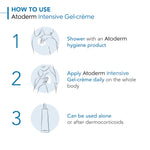Bioderma Atoderm Intensive Gel Creme - Moisturizing Gel Cream for Dry Skin Relief, Gentle for Babies & Adults