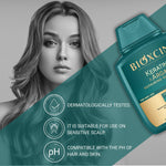 Bioxcin Keratin & Argan Repair Shampoo - Nourishes & Repairs Damaged Hair, 300ml