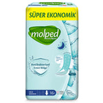 Molped Extra Hygiene Antibacterial Sanitary Pads for Women - Ultra Comfort & Odor Control - 16 Count