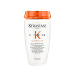 Kerastase Nutritive Bain Satin Riche Moisturizing Shampoo for Dry Hair - 250ml, Luxurious Hydration & Repair