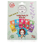 Bee Beauty 7-Day Skincare Mask Set for Face, Hands, and Feet - Comprehensive Facial and Body Care Routine