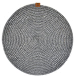 Supla Washable Gray American Service Dinner Plate - 32 cm | Durable Tableware for Modern Homes