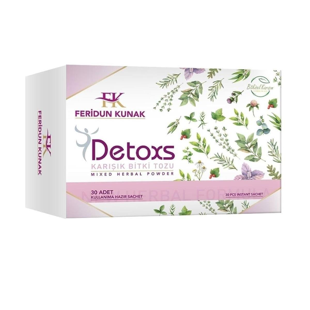 Feridun Kunak Detox Tea Mixed Herb Powder 5G x 30 Count