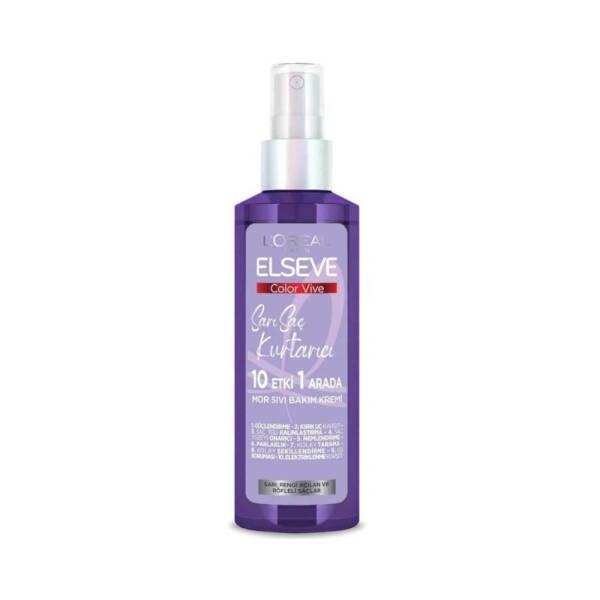 L'Oreal Paris Elseve Color Vive Purple Hair Care Conditioner 5.07 fl oz - Nourishes Colored Hair, Moisturizing & Repair