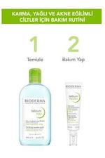 Bioderma Sebium H2O Micellar Water for Oily and Acne-Prone Skin - Gentle Makeup Remover & Skincare, 3.38 fl oz