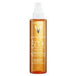 Vichy Capital Soleil Cell Protect Oil Spf 50 - Lightweight Antioxidant Sunscreen Oil for Face and Body