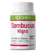 Voonka Sambucus Nigra Immune Support Supplement - 42 Chewing Tablets for Adults, Natural Wellness & Energy Boost