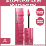 Maybelline New York Super Stay Vinyl Ink Long-Lasting Liquid Lipstick, High Shine Finish, Smudge-Resistant - 20 Coy