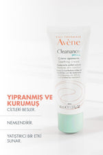 Avene Cleanance Hydra Cream 40ml - Soothing Moisturizing Cream for Sensitive Oily Skin