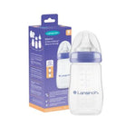 Lansinoh Natural Wave Baby Bottle 240ml - BPA Free, Anti-Colic, Breast Milk Storage
