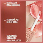 Maybelline New York Lifter Gloss - Moisturizing Lip Gloss with Hyaluronic Acid, Non-Sticky Formula