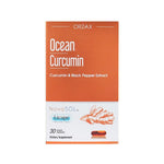 Ocean Curcumin Dietary Supplement - 30 Capsules with Curcuminoid & Black Pepper Extract for Anti-Inflammatory Support