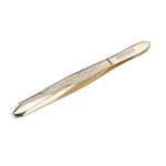 Promani Flat-Tip European Tweezers for Precision Hair Removal - Manual, Precise, Effective
