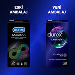 Durex Marathon Delay Condoms - Enhanced Performance for Adults & Couples | 10 Count