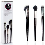 Nascita Pro 3-Piece Makeup Brush Set for Contouring & Makeup Application - Professional Tools for Beauty Enthusiasts