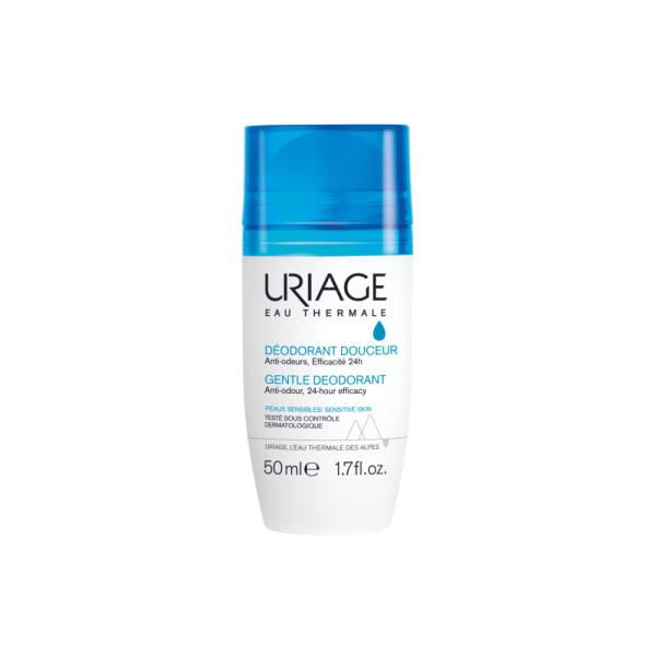 Uriage Gentle Deodorant Roll-on - Aluminium-Free, Paraben-Free, Sensitive Skin Care - 50ml