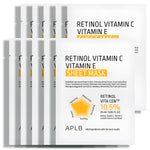 APLB Retinol Vitamin C Vitamin E Sheet Mask 25ml X 10ea