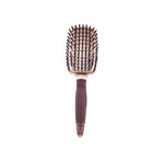 Olivia Garden NanoThermic FlexBoar Hair Brush - Advanced Styling Tool for Healthy Hair