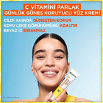 Garnier Vitamin C Daily Sunscreen SPF50+ - 40ml | Brightening Formula