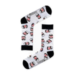 Carnaval Nutella White Cotton Socks for Comfort - Novelty Socks for Men and Women