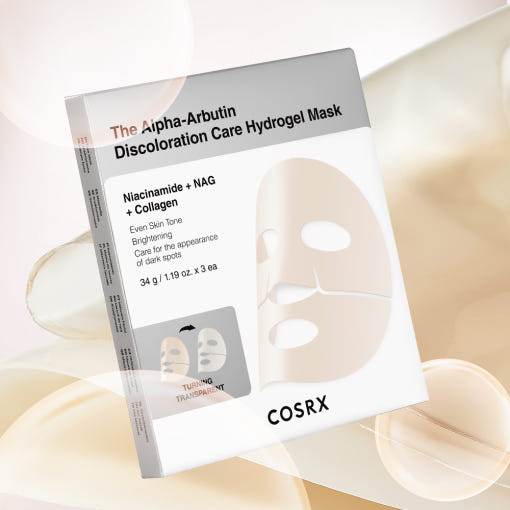 COSRX The Alpha-Arbutin Discoloration Care Hydrogel Mask 34g X 3ea