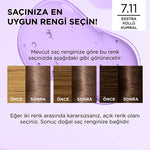 L'Oreal Paris Excellence Cool Creme Hair Color 7.11 - Extra Ash Brown | 100% Gray Coverage