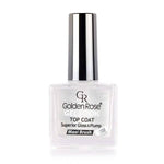 Golden Rose Gel Look Top Coat - Long-Lasting Glossy Nail Finish for Salon-Quality Nails