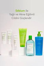Bioderma Sebium H2O Micellar Water for Oily and Acne-Prone Skin - Gentle Makeup Remover & Skincare, 3.38 fl oz