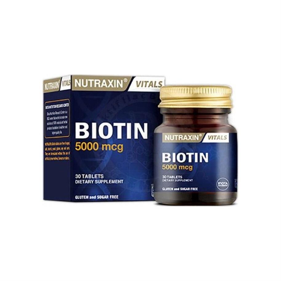Nutraxin Biotin 5000mcg 30 Tablets