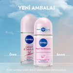 Nivea Women's Roll-on Deodorant Pearl & Beauty - Long Lasting Anti-Perspirant Protection