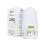 Incia Natural Roll-On Deodorant for Women - Stain-Free, Odor Preventive, 1.69 fl oz