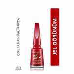 Flormar Jelly Look Nail Polish - High-Pigment, Gel Finish, Long-Lasting Nail Color