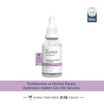 The Purest Solutions Radiance Eye Contour Serum 30ml - Anti-Aging Eye Care with Caffeine & Vitamin C