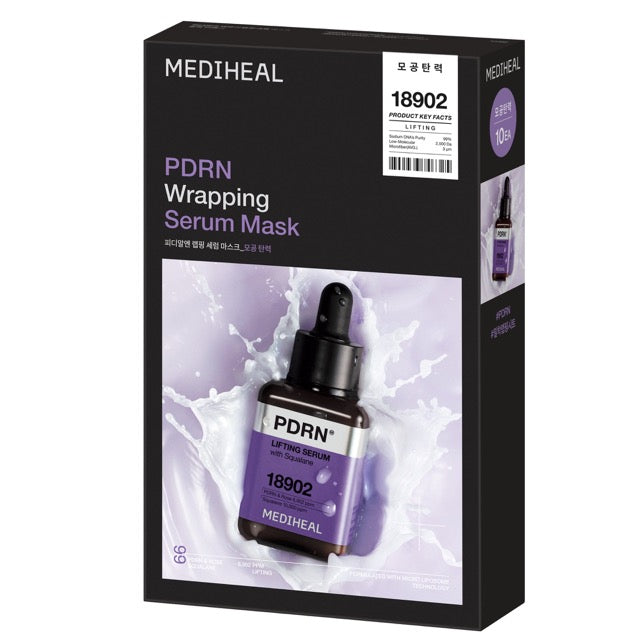 MEDIHEAL PDRN Wrapping Serum Lifting Mask 25ml X 10ea