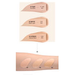 molvany Cover Sleek Cushion SPF50+ PA+++ 15g+15g(Refill) (3colors)