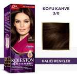Wella Koleston Intense Permanent Hair Color Dye with Argan Oil - 100% Grey Coverage, Long-Lasting Hair Color